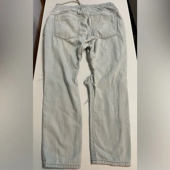 One Teaspoon Shabbies Drawstring Boyfriend Jeans sz M - Picture 2 of 4